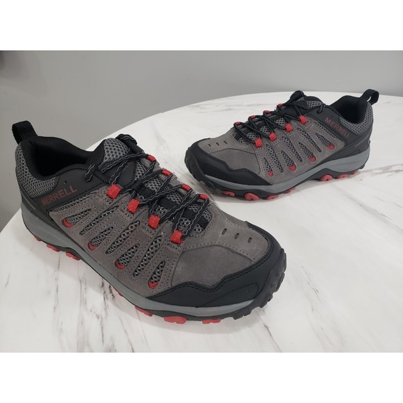 NEW NO BOX 10 WIDE Merrell Crosslander 3 Hiking Shoes Granite Gray Trail J135675